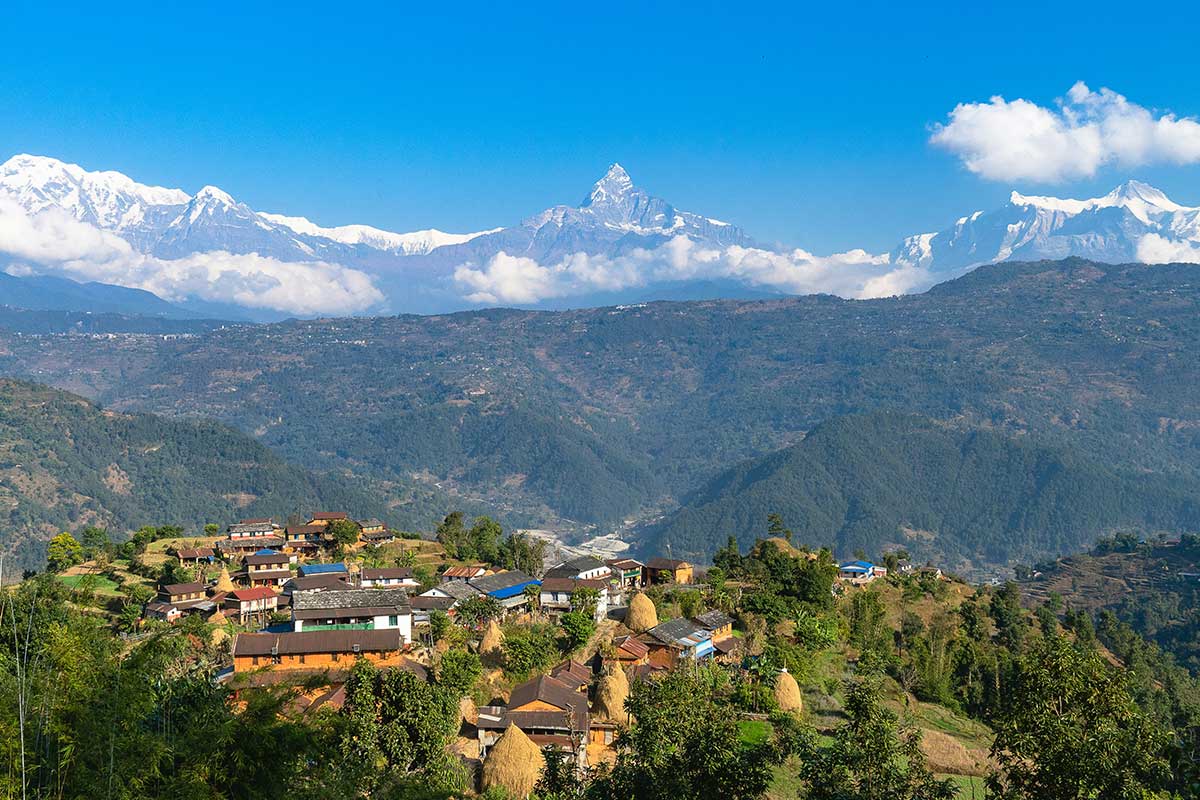 Annapurna Range From Pokhara